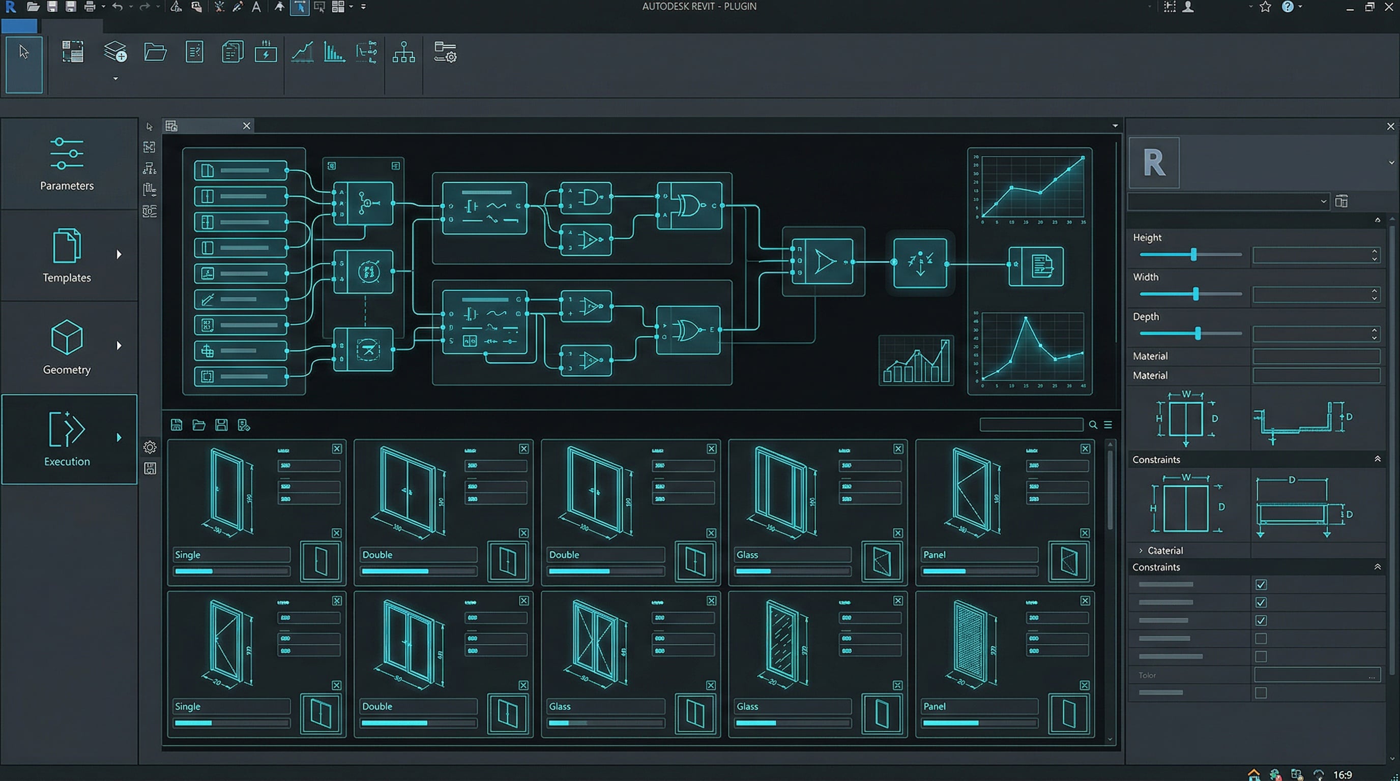 Interface du plugin BIMIDA pour Autodesk Revit