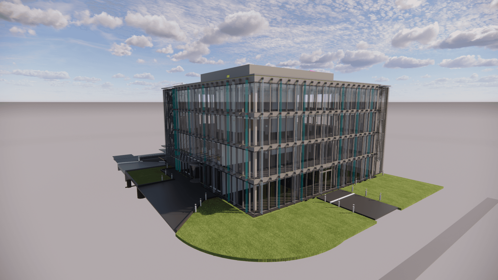 Inowai VEGA: Bürogebäude-Modellierung