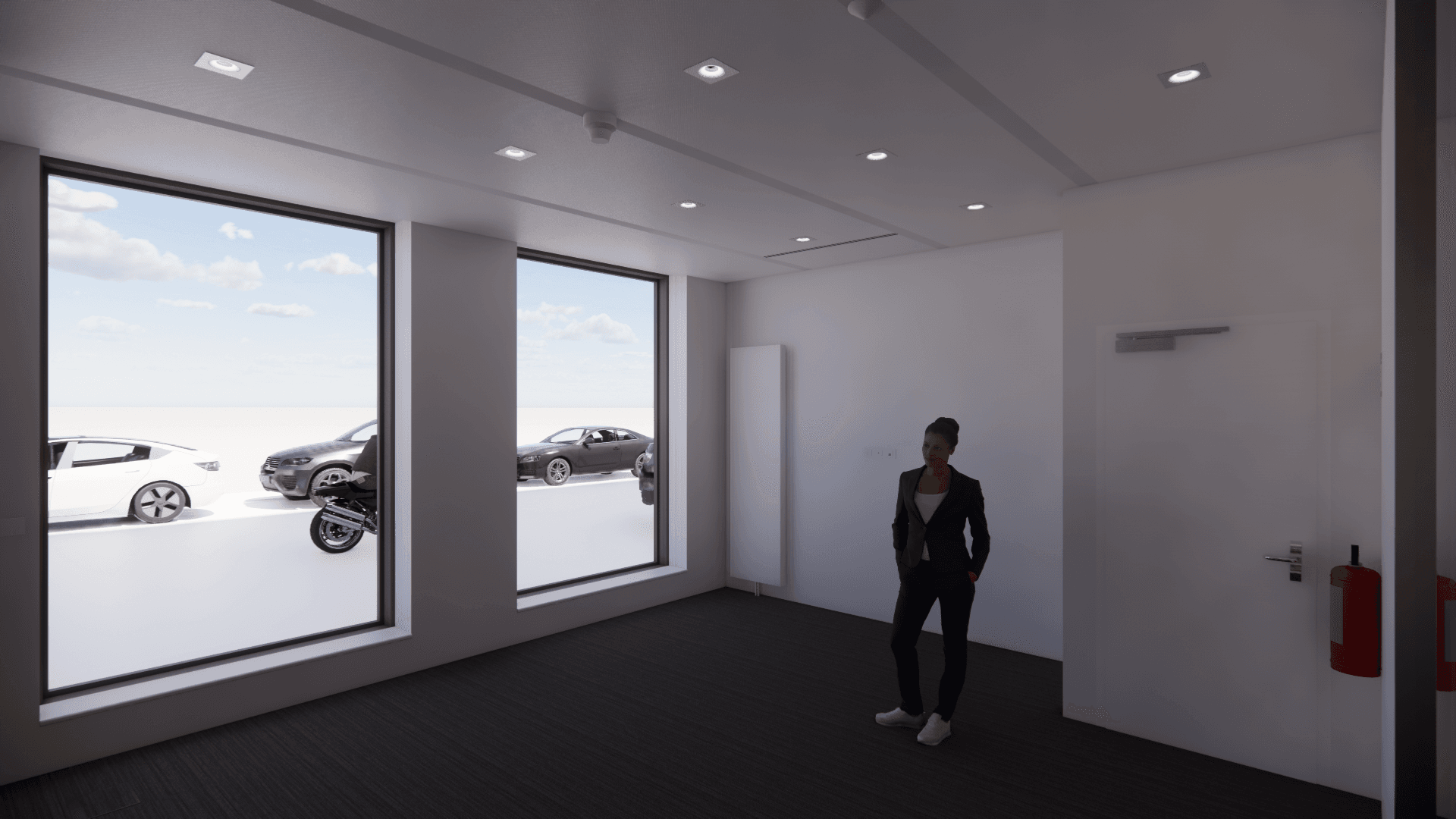 Modellierung und Rendering eines Geschäftslokals